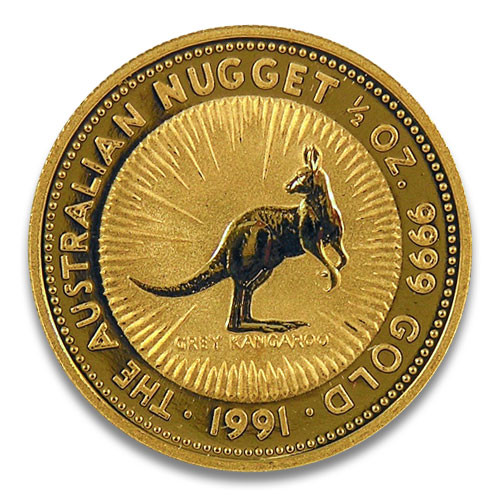 Känguru Australien 1991 Gold 1/2 oz