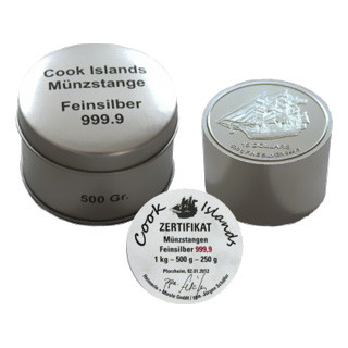 Cook Island Münzstange 500 g