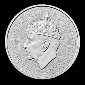 Britannia Silber 1 oz 2023 Charles Krone