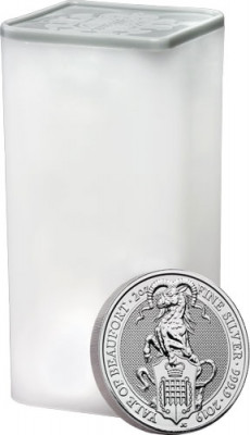 Queens Beast Yale of Beaufort Silber 2 oz 2019